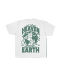 Heaven & Earth White + Green Tee