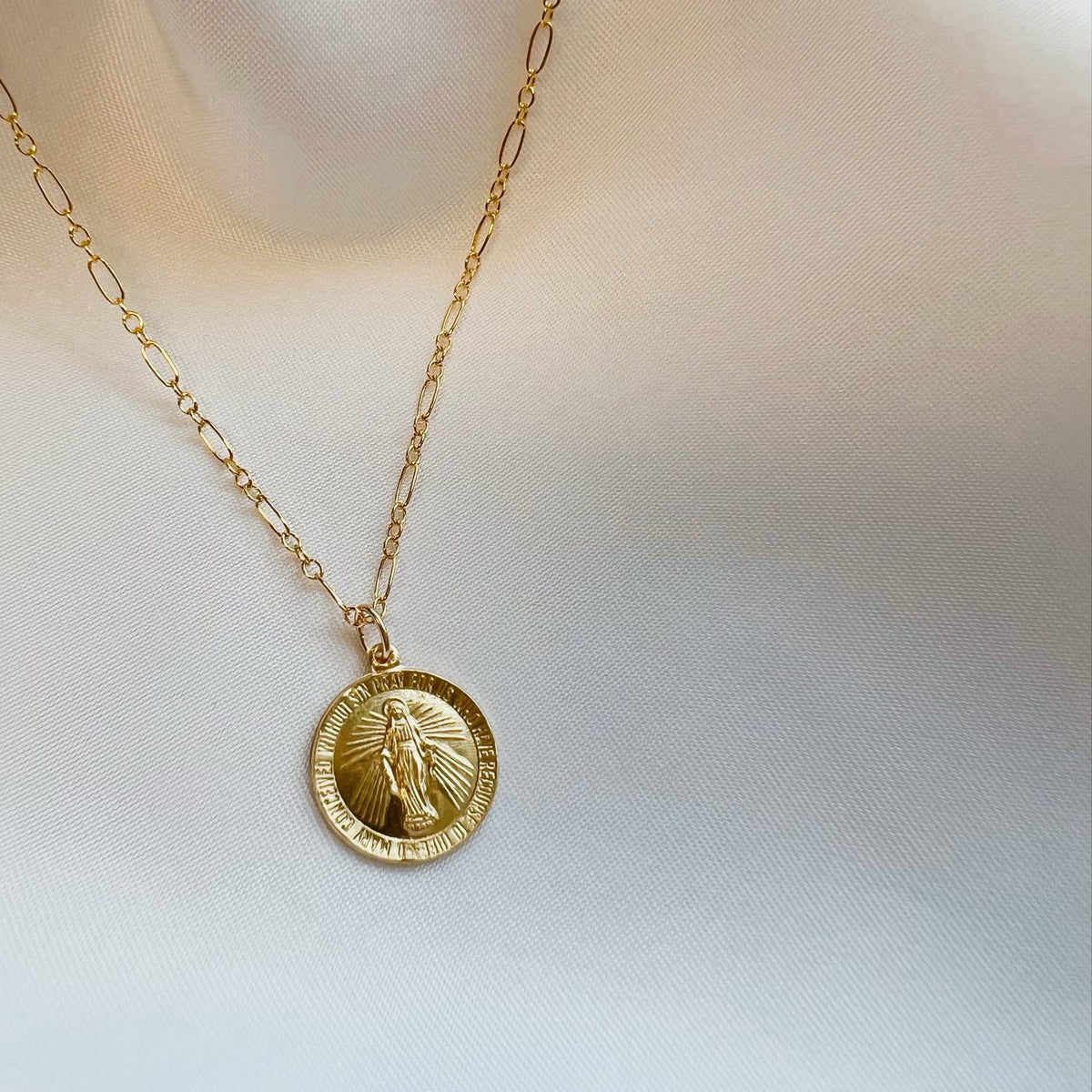 Our Lady Gold Filled Necklace