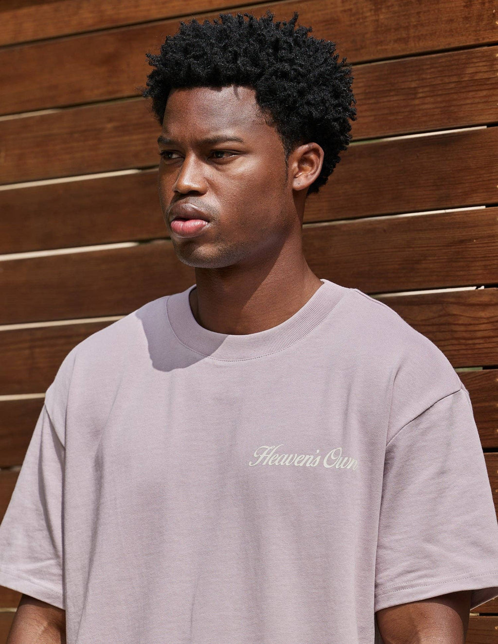 Heaven's Own Heavyweight Tee - Violet Dusk