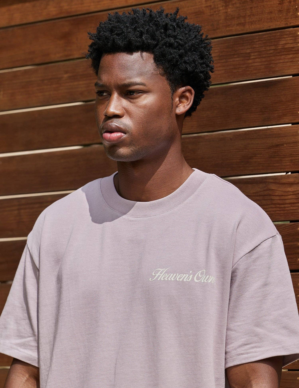 Heaven's Own Heavyweight Tee - Violet Dusk