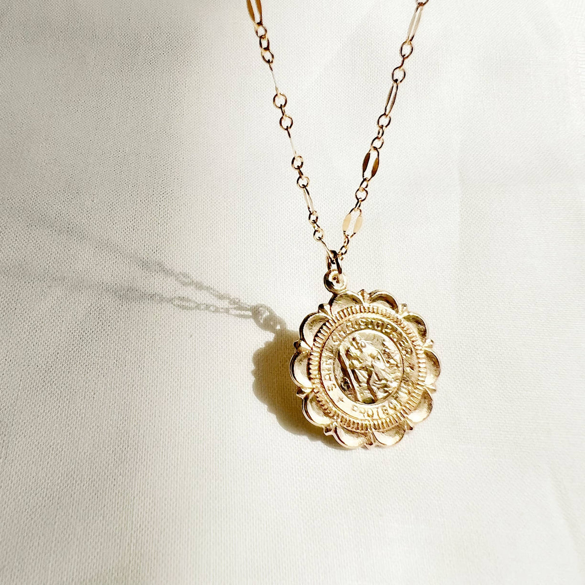 St. Christopher Gold Filled Necklace
