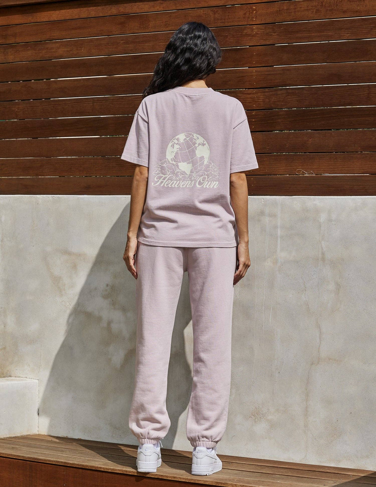 Heaven's Own Heavyweight Tee - Violet Dusk