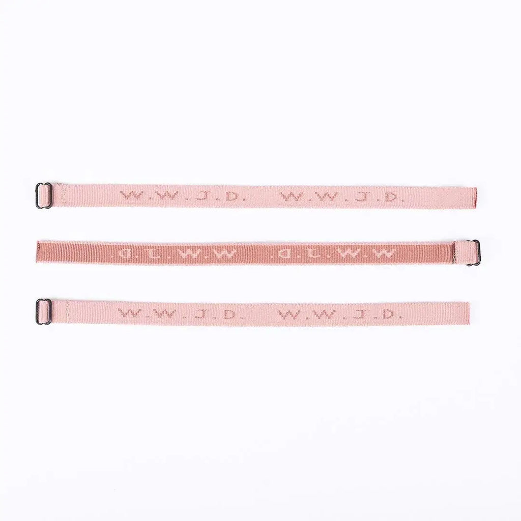 WWJD Bracelet Pink