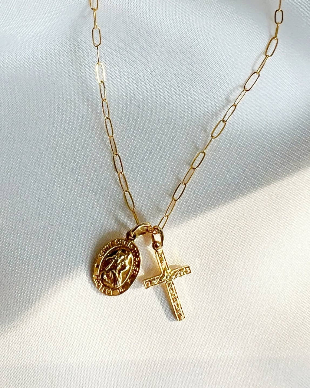 St. Christopher Gold Filled Necklace