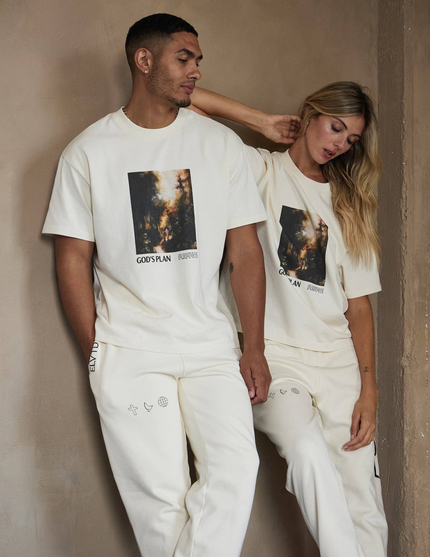 God's Plan Heavyweight Tee - Alabaster