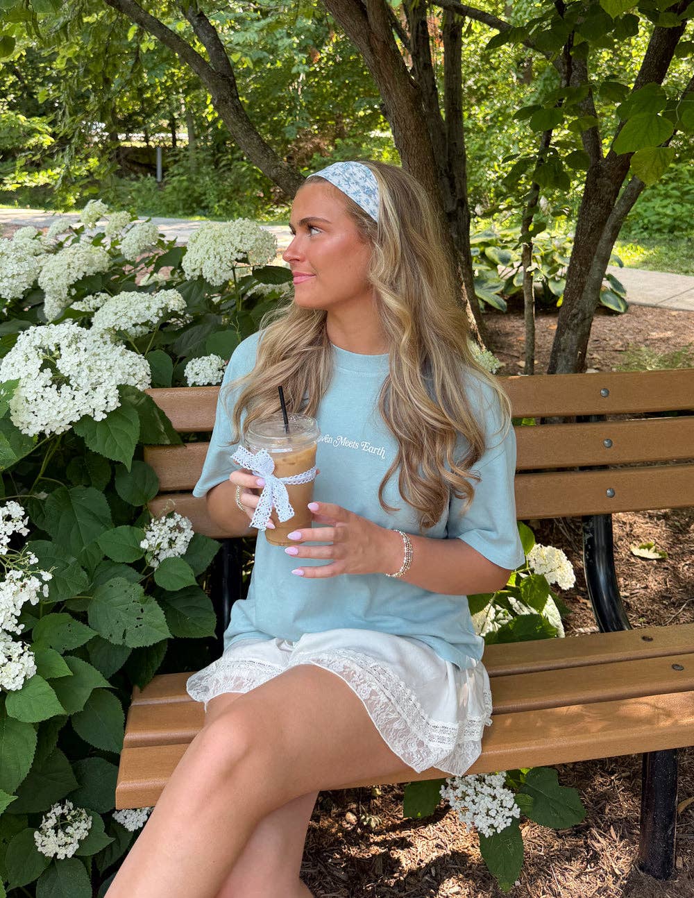 Heaven Meets Earth Blue Unisex Tee