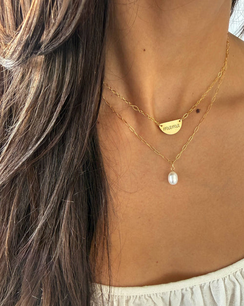Baroque Pearl Gold Filled Necklace