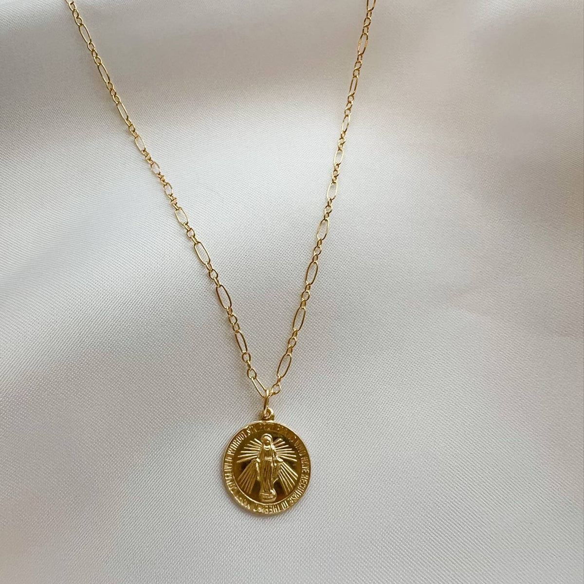 Our Lady Gold Filled Necklace