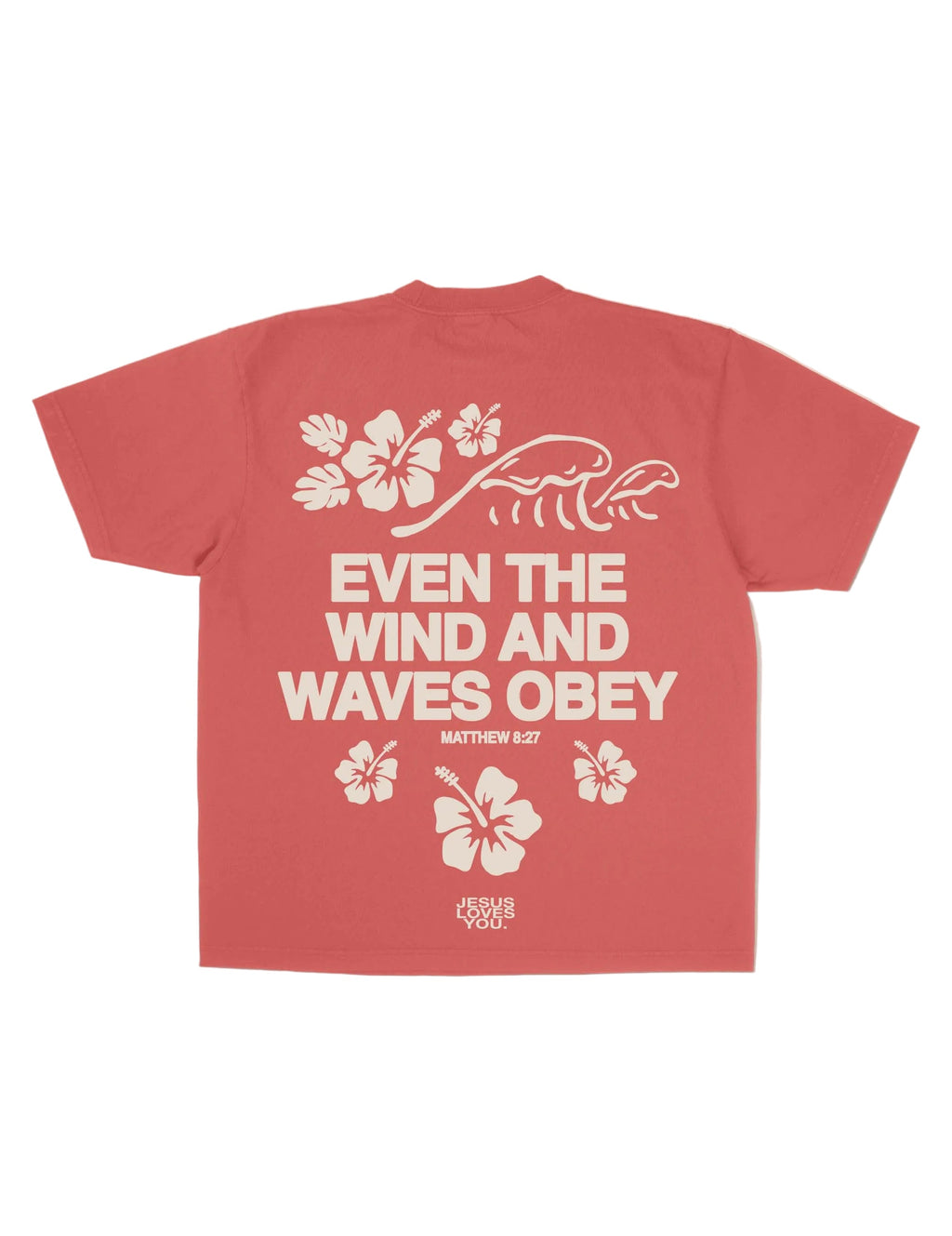 Wind & Waves Coral Tee
