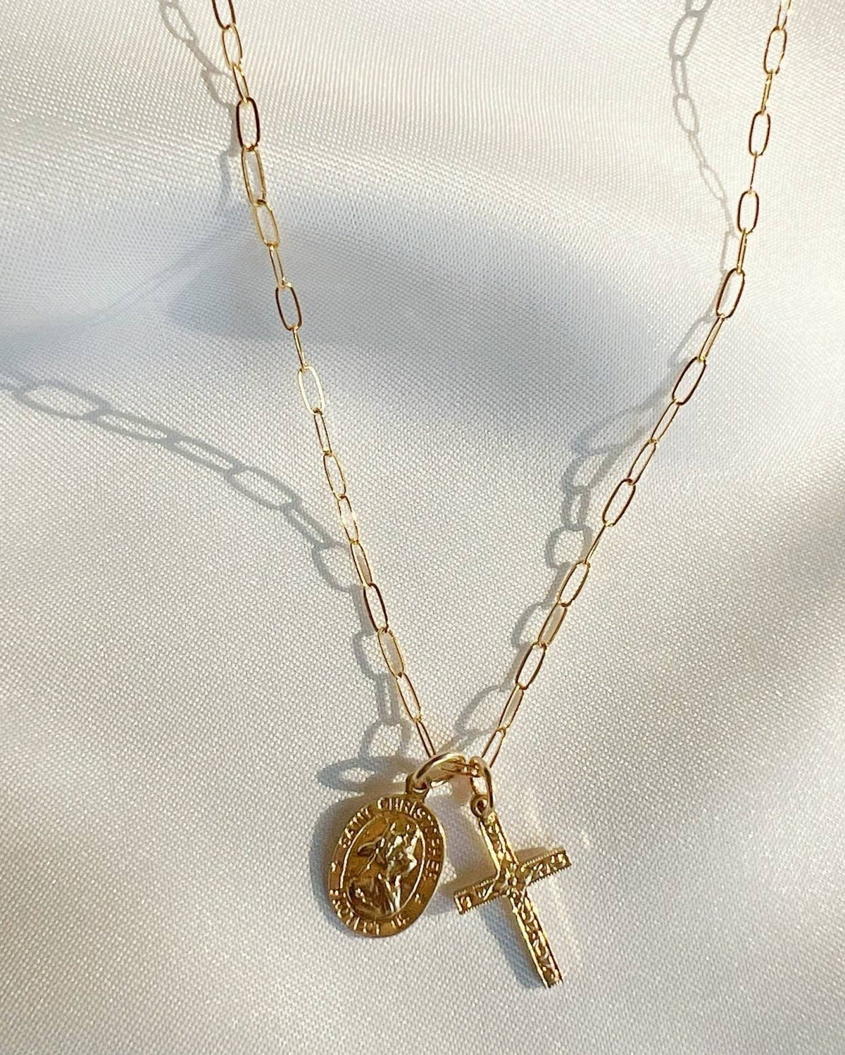St. Christopher Gold Filled Necklace