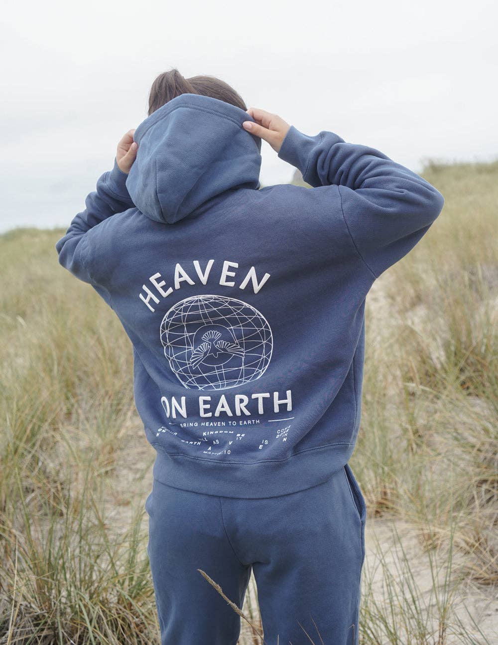 Heaven on Earth Hoodie - Vintage Navy