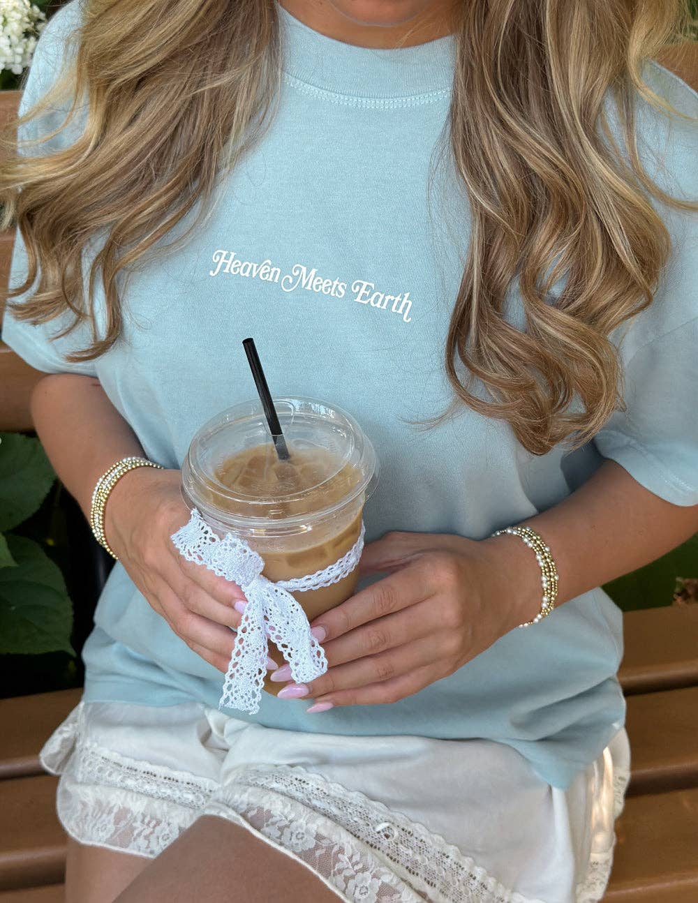 Heaven Meets Earth Blue Unisex Tee