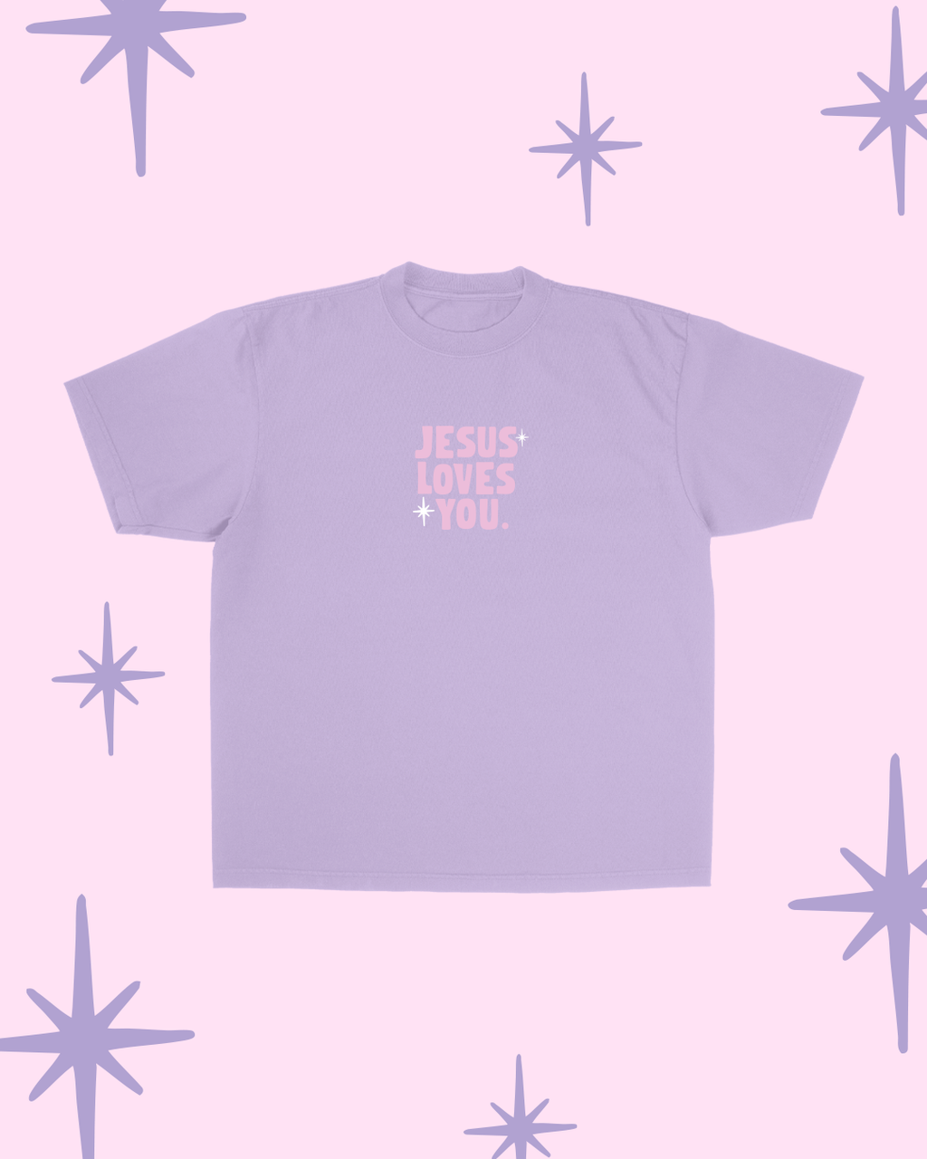 Heaven and Earth Violet Tee