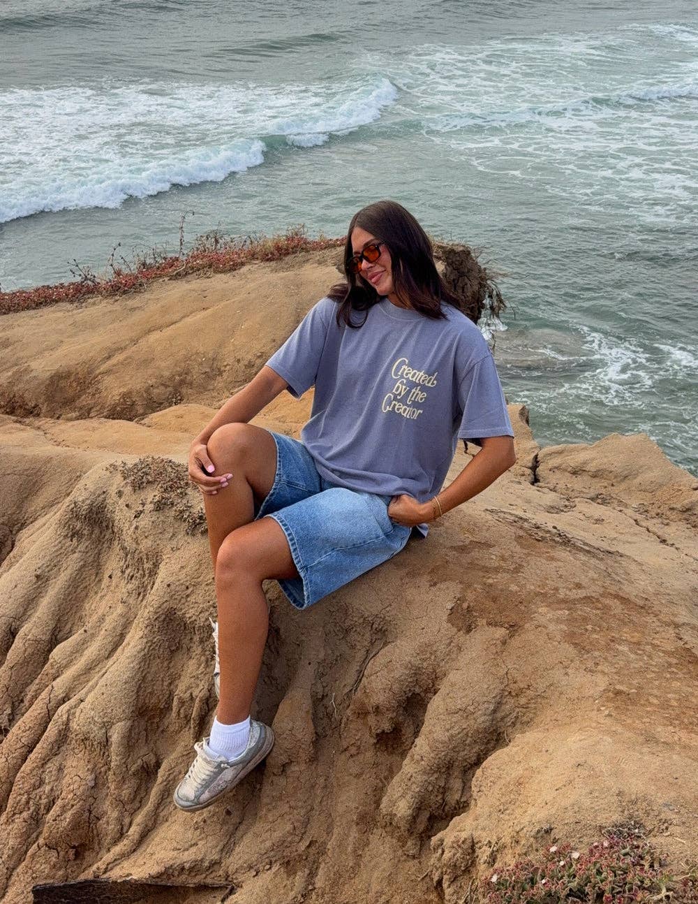 Created by the Creator Plum Unisex Tee