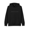 Jesus is King Black Tonal Hoodie