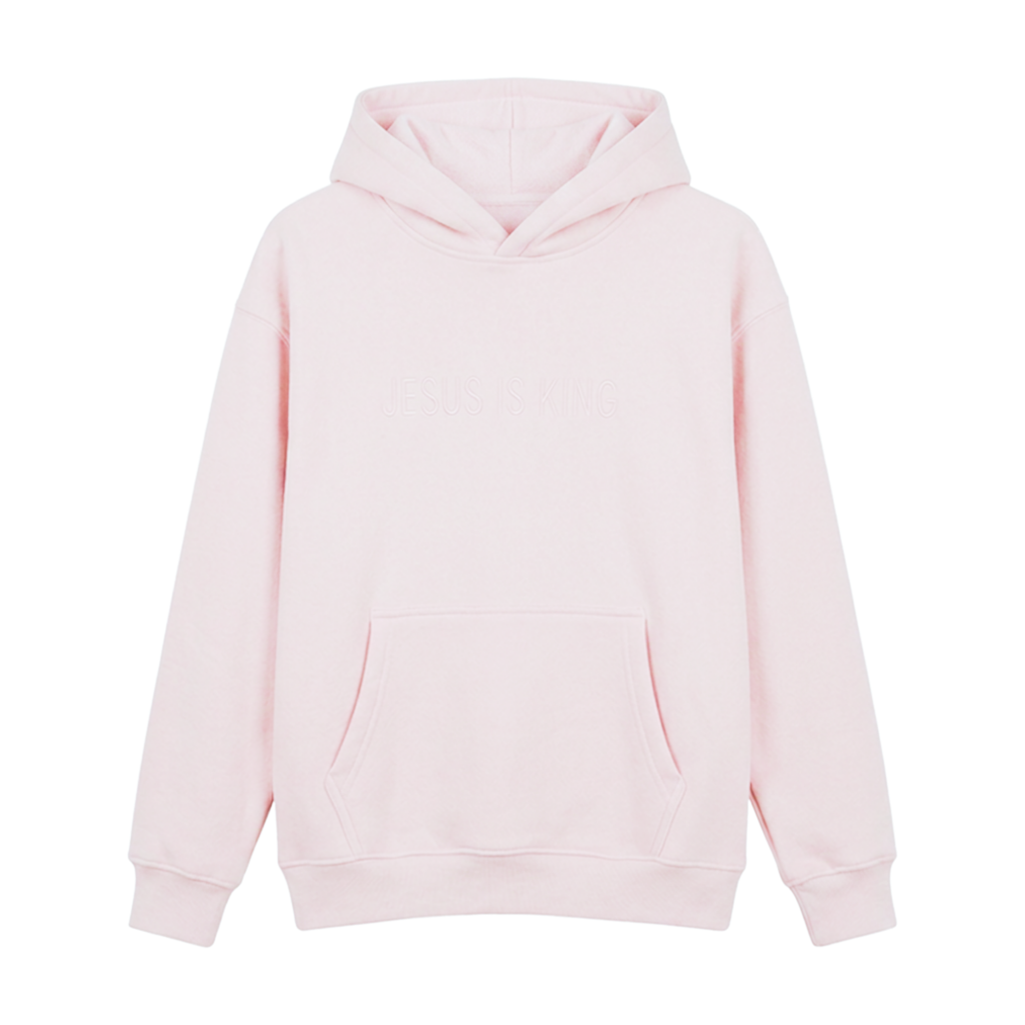Jesus is King Pink Hoodie