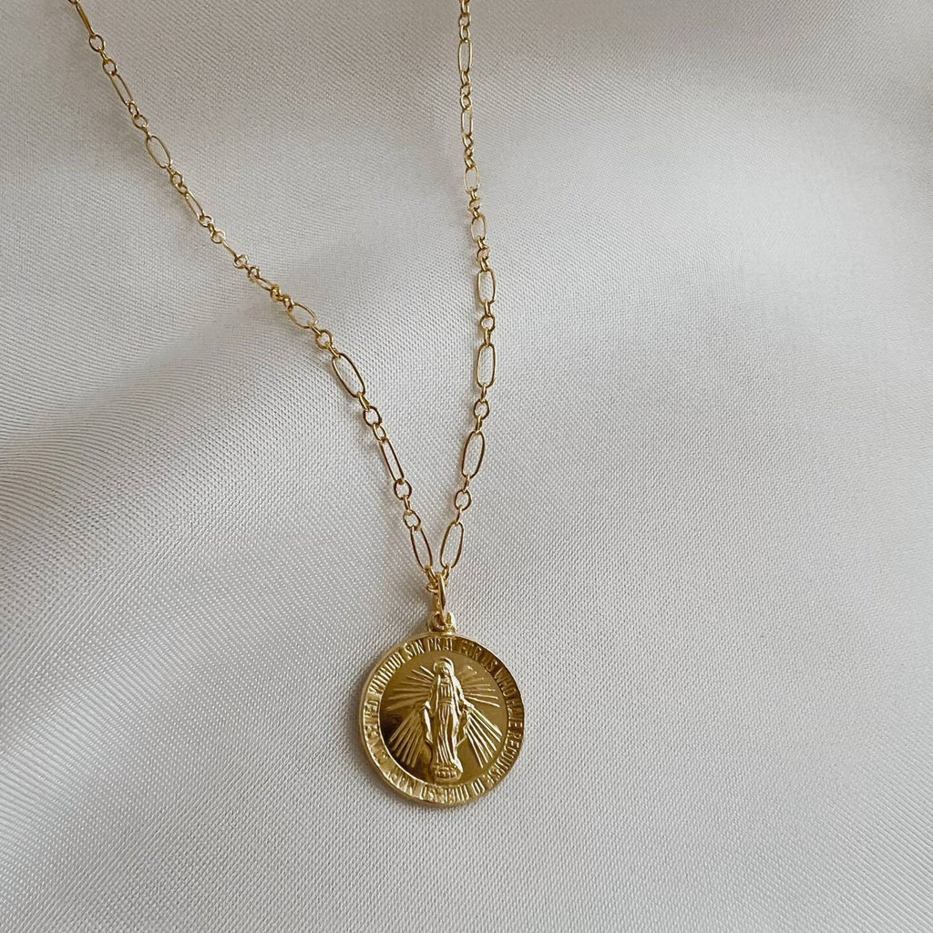 Our Lady Gold Filled Necklace