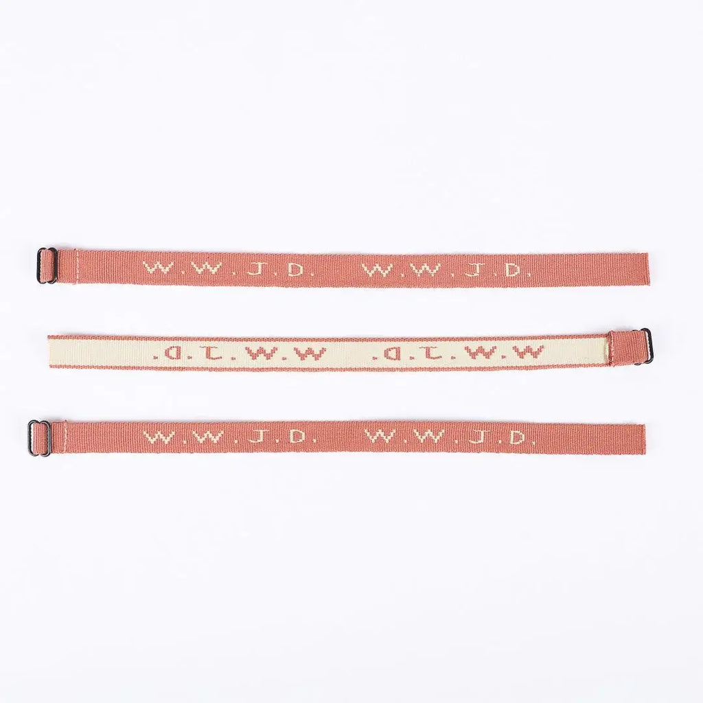 WWJD Bracelet (Terracotta)
