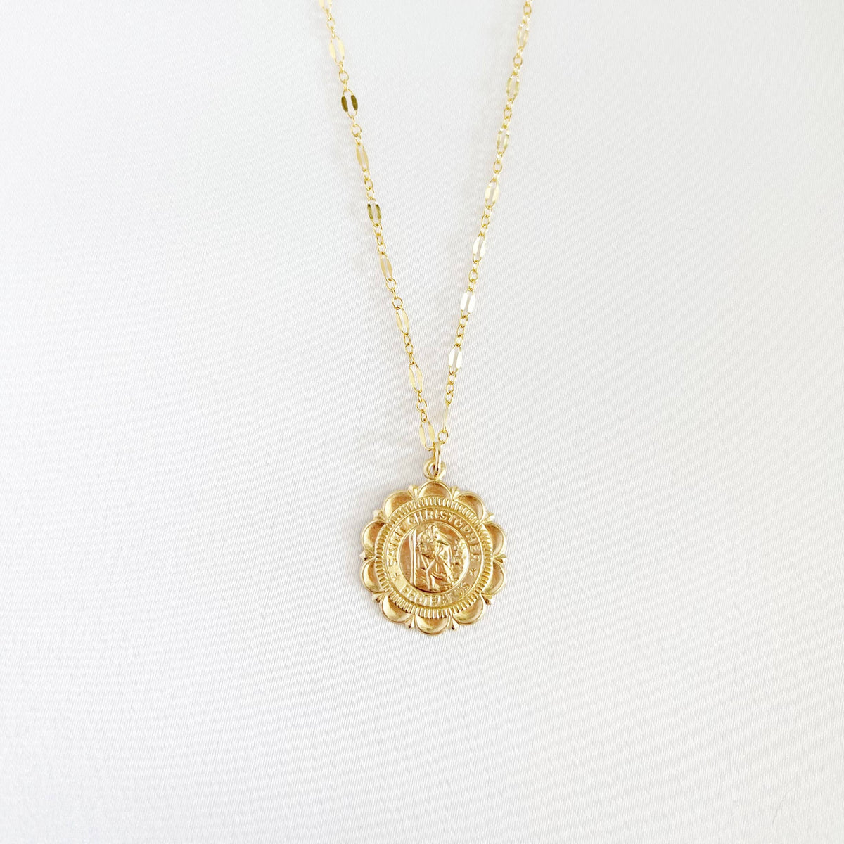 St. Christopher Gold Filled Necklace