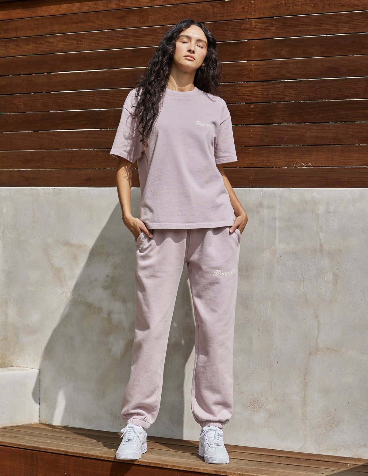 Heaven's Own Heavyweight Tee - Violet Dusk