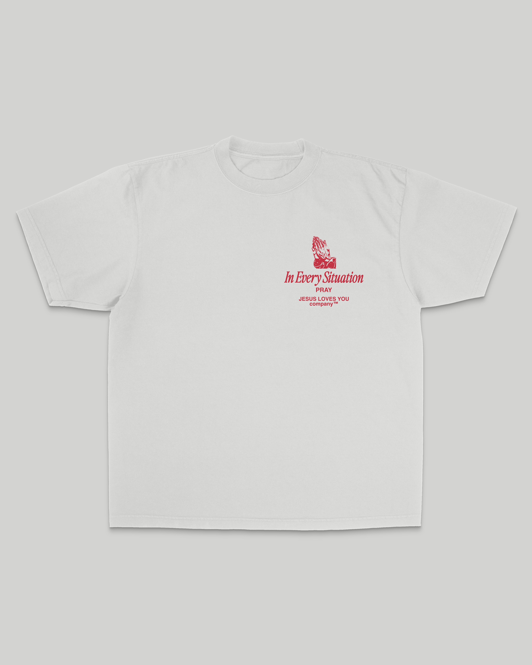 "In Every Situation - Pray." Oversized Tee