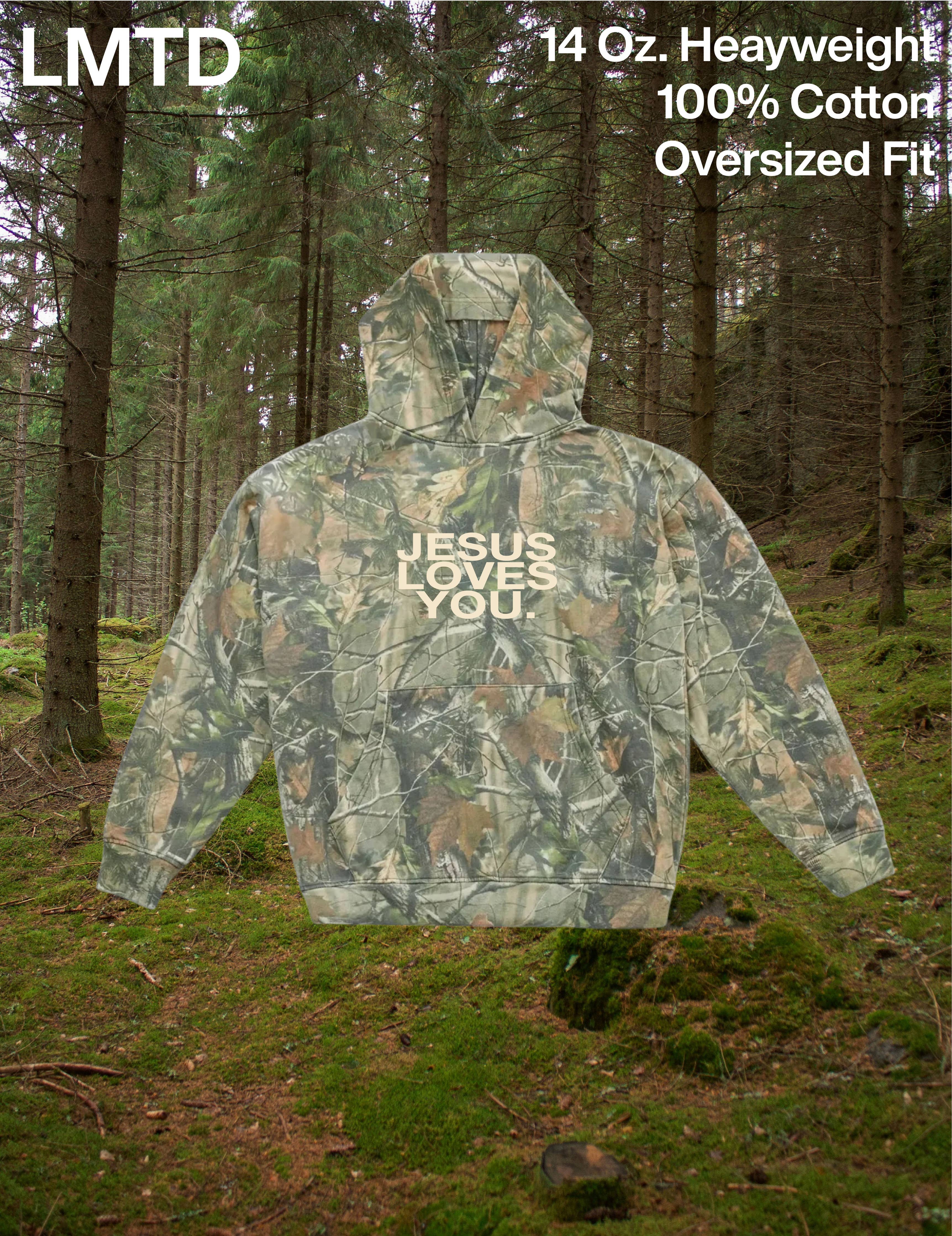 Heavyweight Oversized Camo Hoodie
