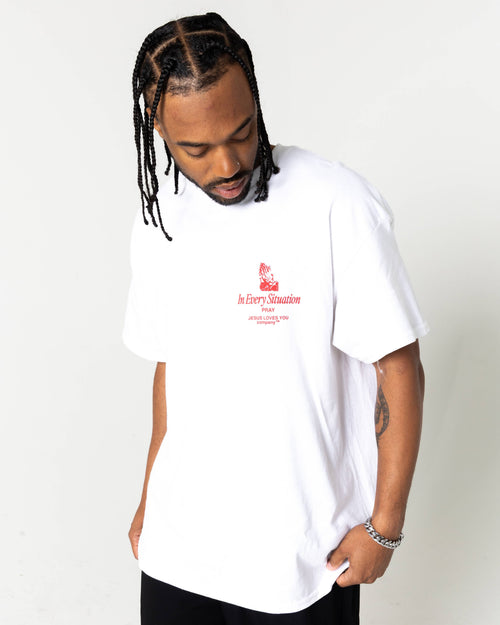 "In Every Situation - Pray." Oversized Tee
