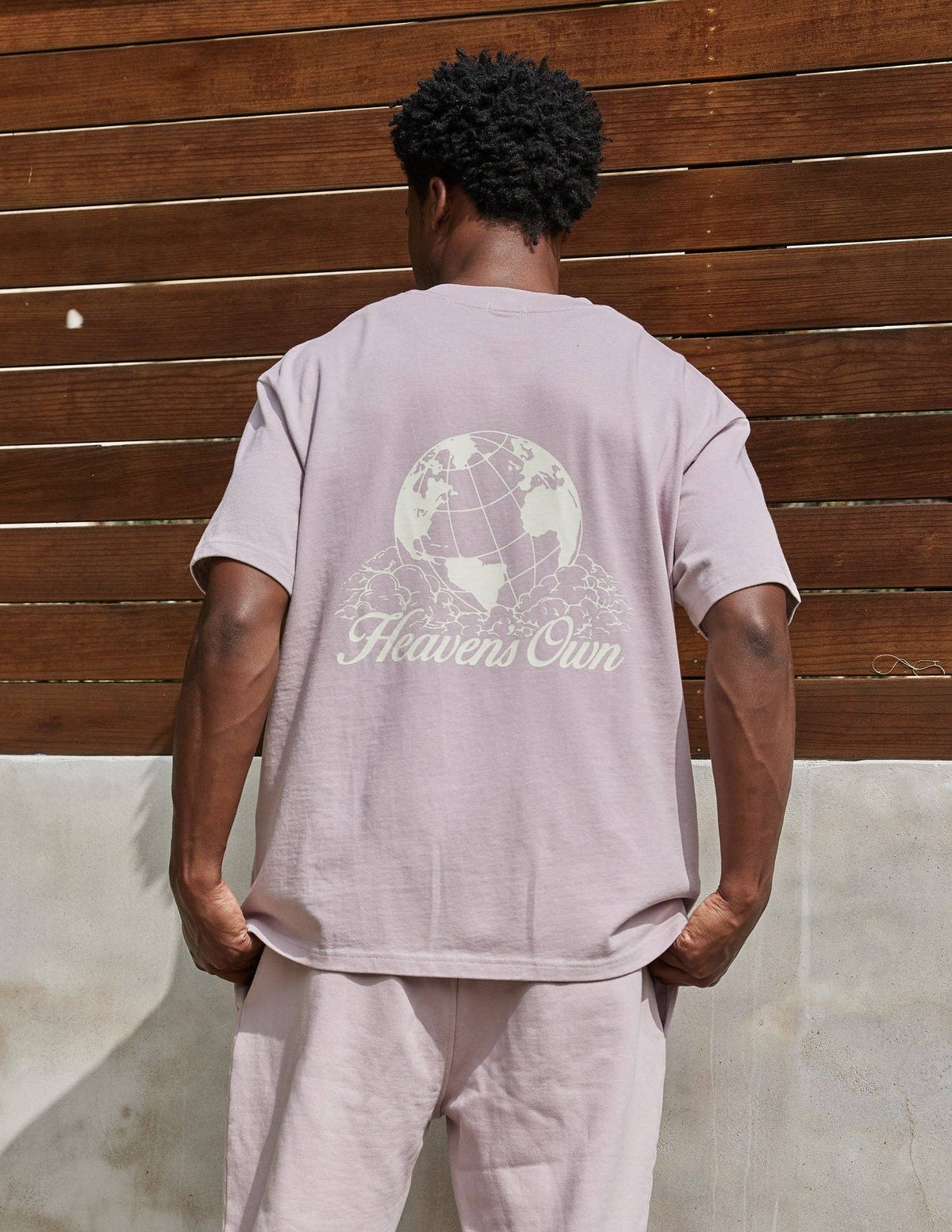 Heaven's Own Heavyweight Tee - Violet Dusk