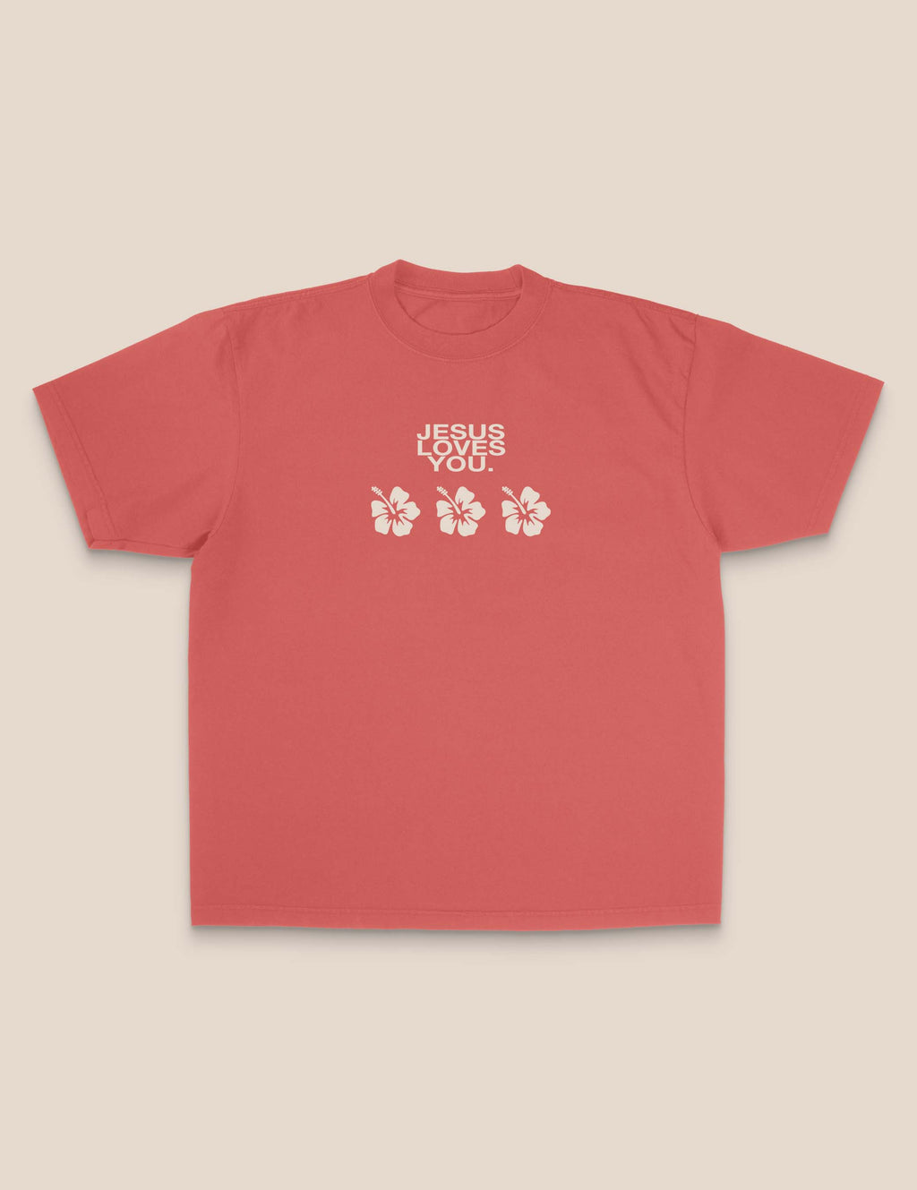 Wind & Waves Coral Tee