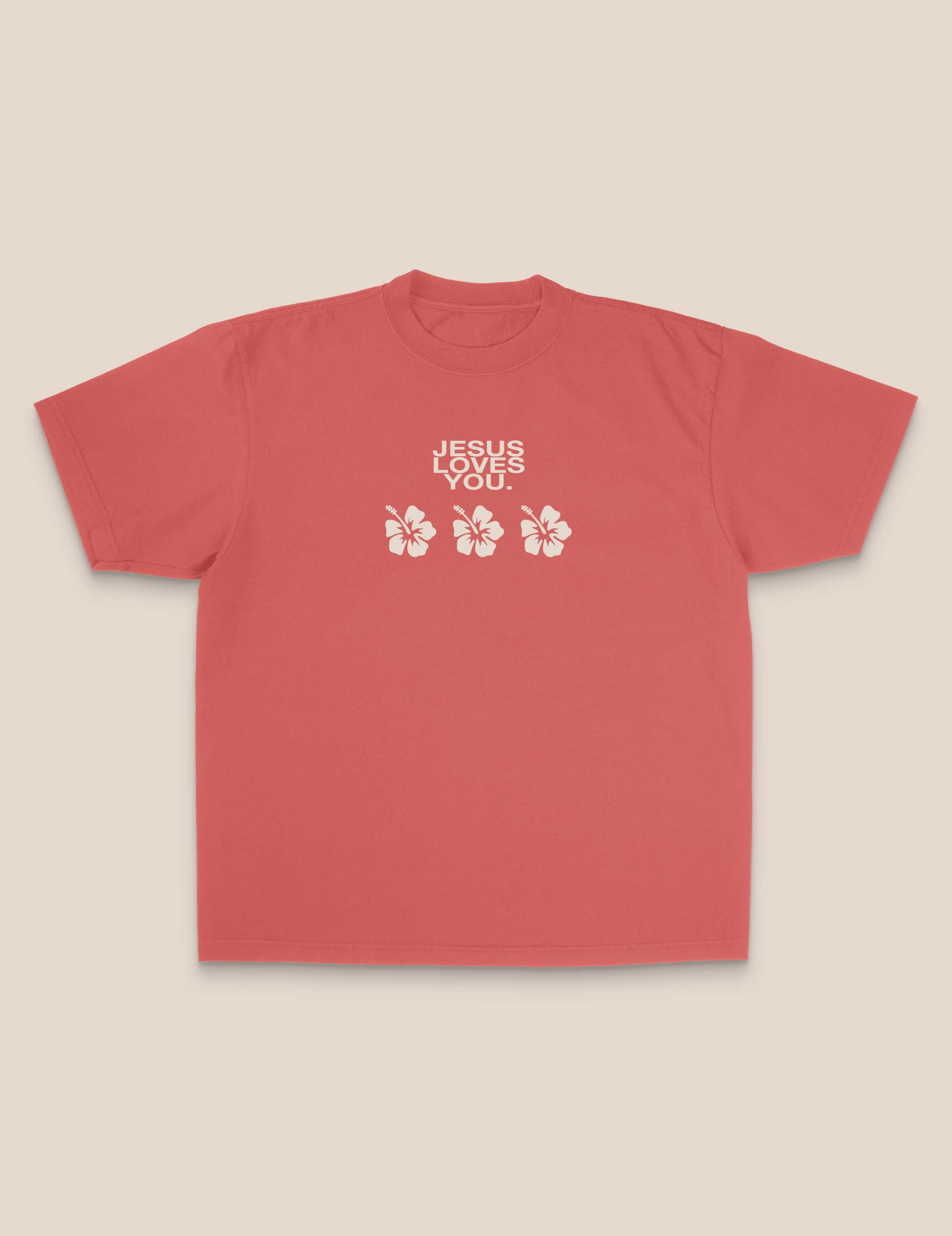 Wind & Waves Coral Tee