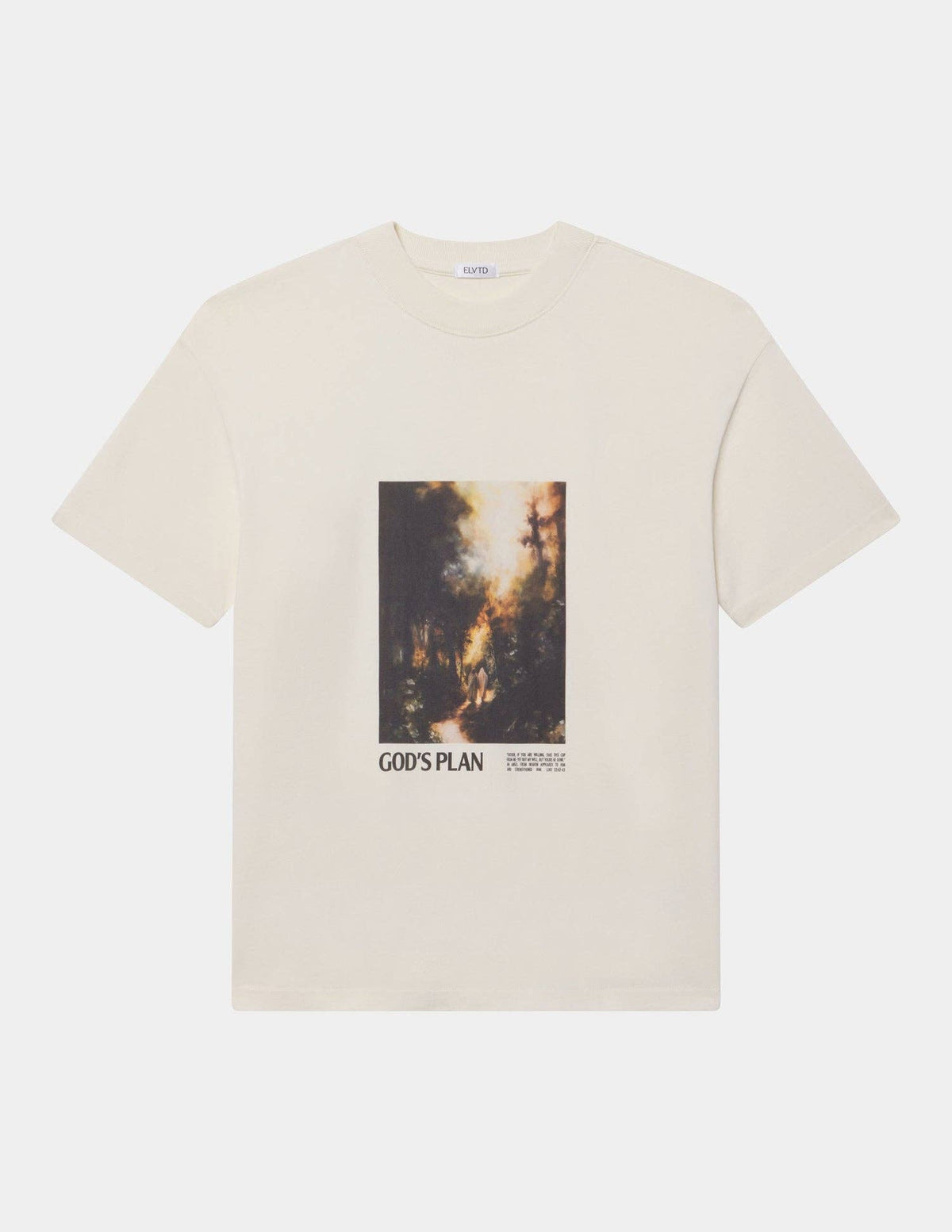 God's Plan Heavyweight Tee - Alabaster